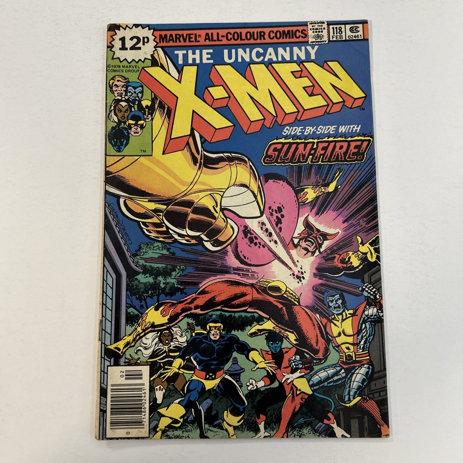 Uncanny X-Men #118 1978 VG+ Pence Copy0
