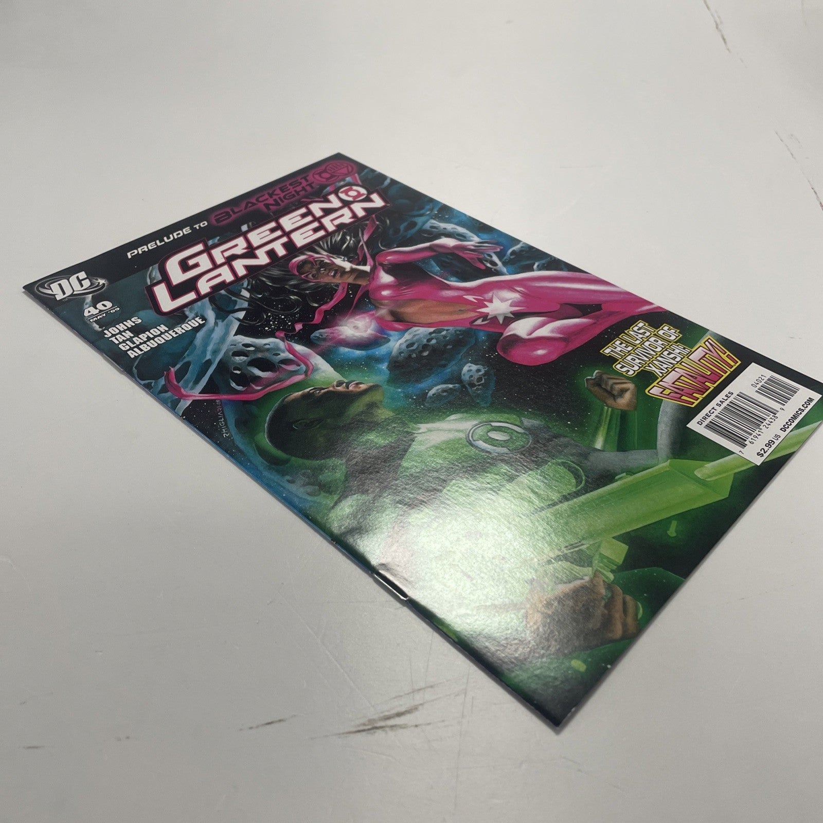 Green Lantern #40 2009 NM- Rodolfo Migliari Variant Cover3