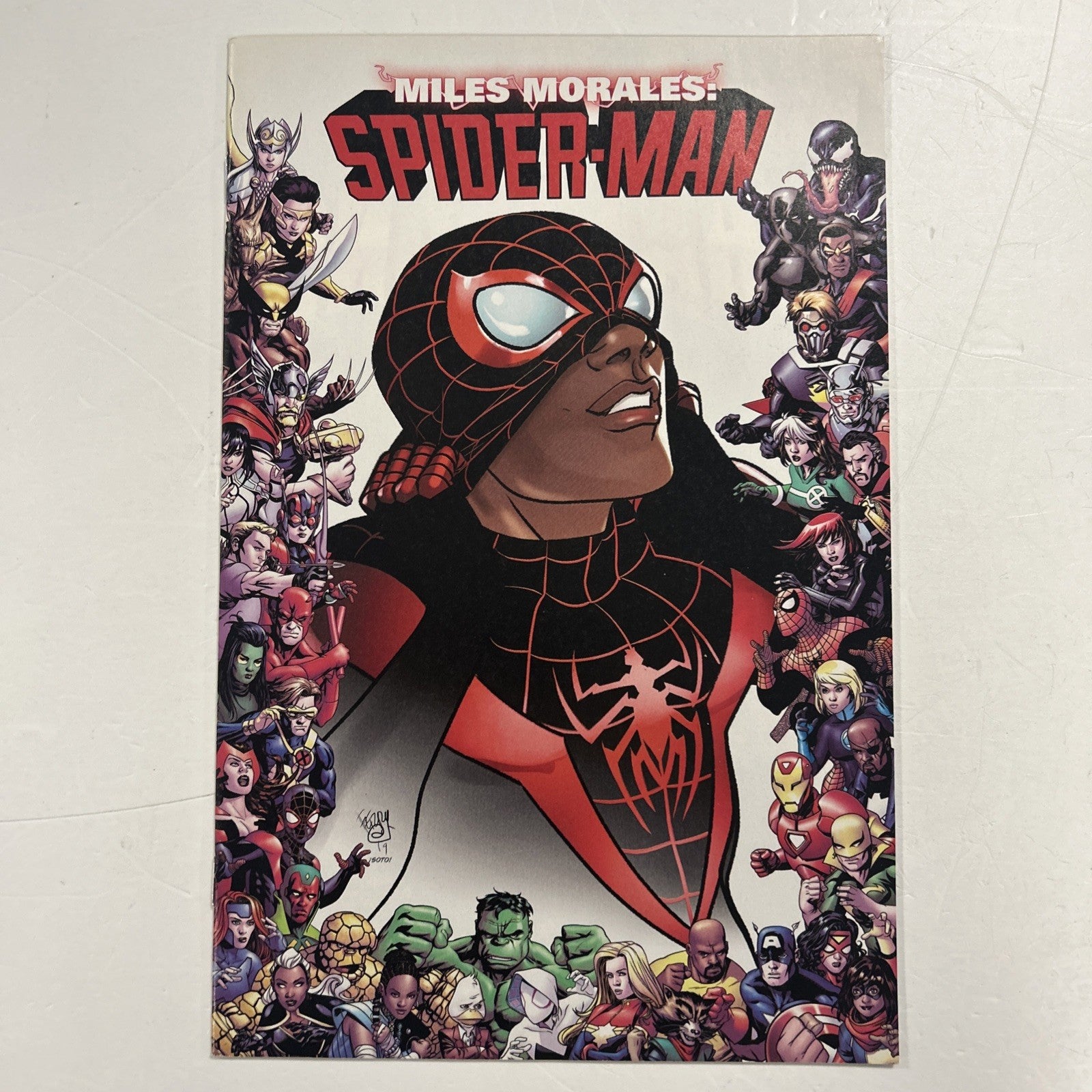 Miles Morales Spider-man #9 2019 VF/NM Pasquel Ferry Frame Variant0
