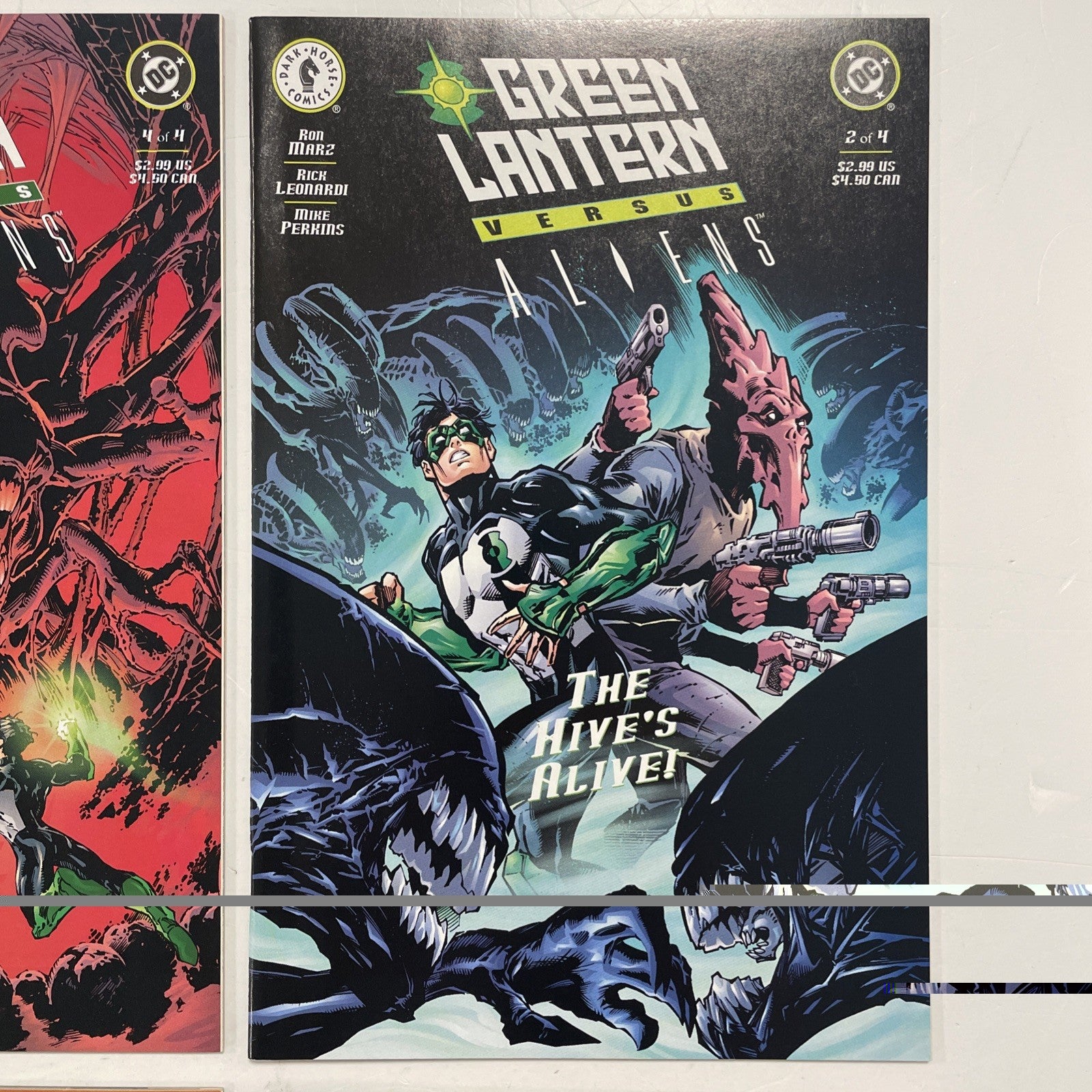 Green Lantern vs Aliens #1-4 2000 VF/NM Complete Set Dark Horse Comics DC2