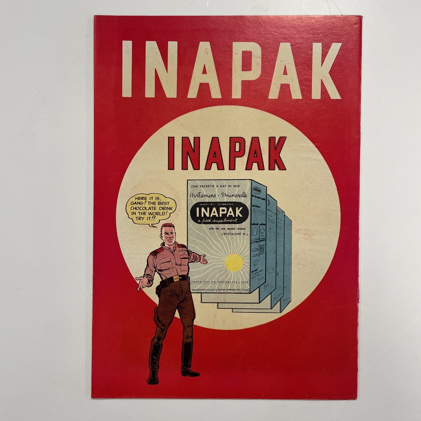 Major Inapak The Space Ace #1 1951 VG Golden Age4