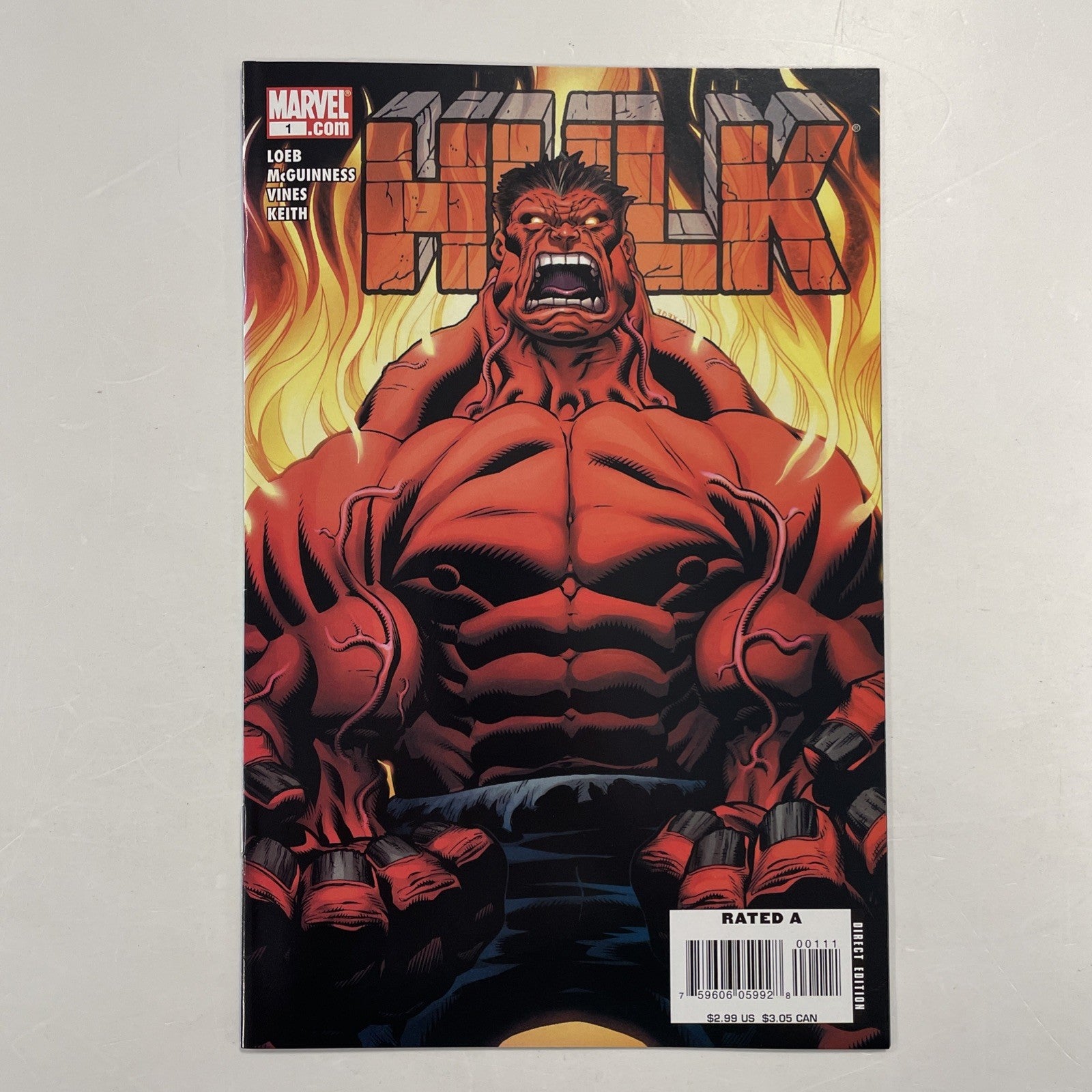Hulk #1 2008 VF/NM 1st Appearance of Red Hulk (2)0