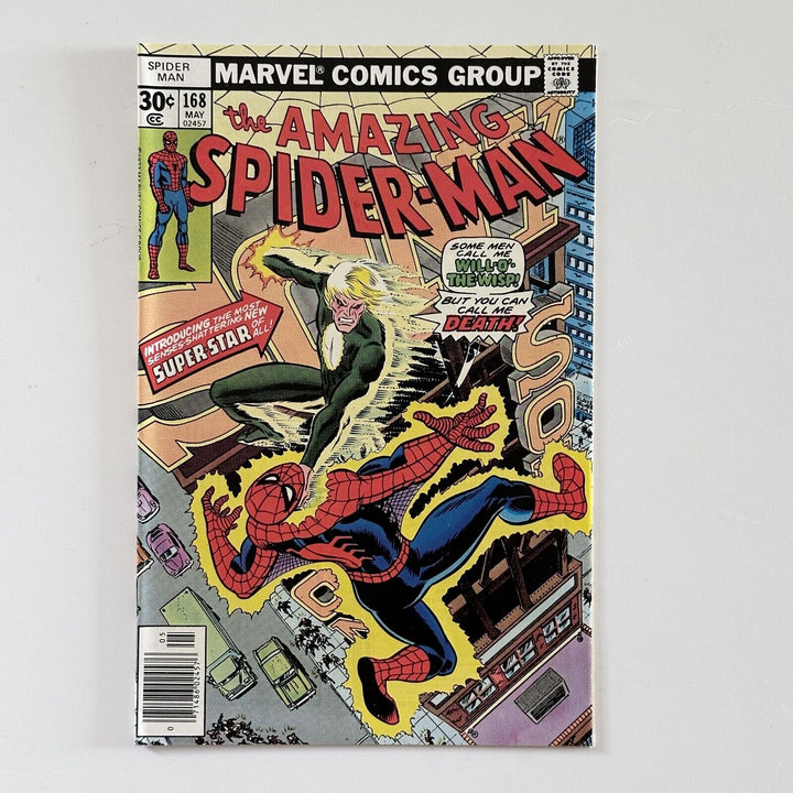 Amazing Spider-Man #168 1977 VF/NM  2nd Will O' The Wisp