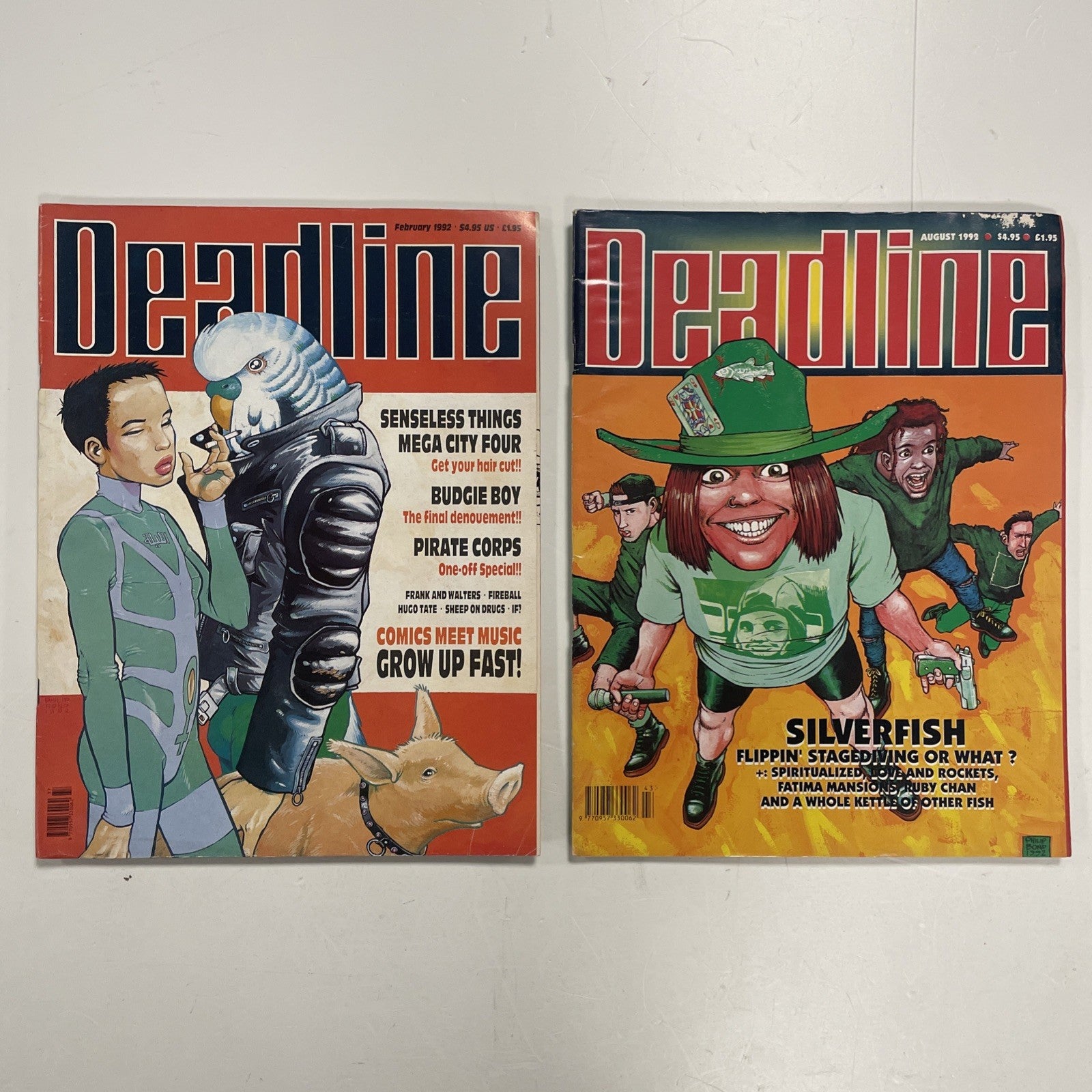 22 issues Deadline #5-9 #14-22 #24 & More 1989 Reader Copies **18