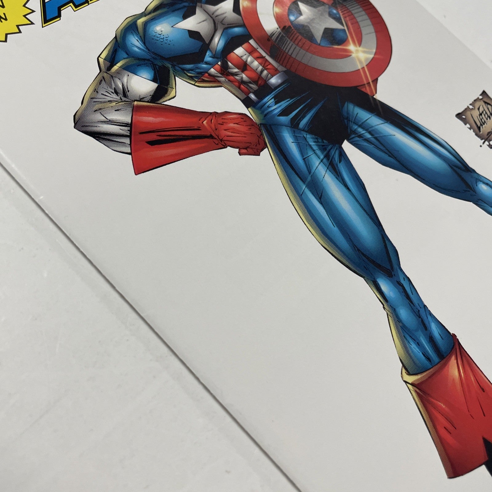 Captain America #1 1996 VF/NM Comicon Exclusive Rob Liefeld Cover4