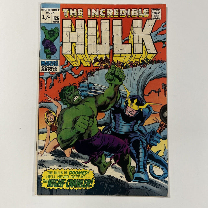 Incredible Hulk #126 1970 FN 1st Barbara Norris (Valkyrie) Pence Copy