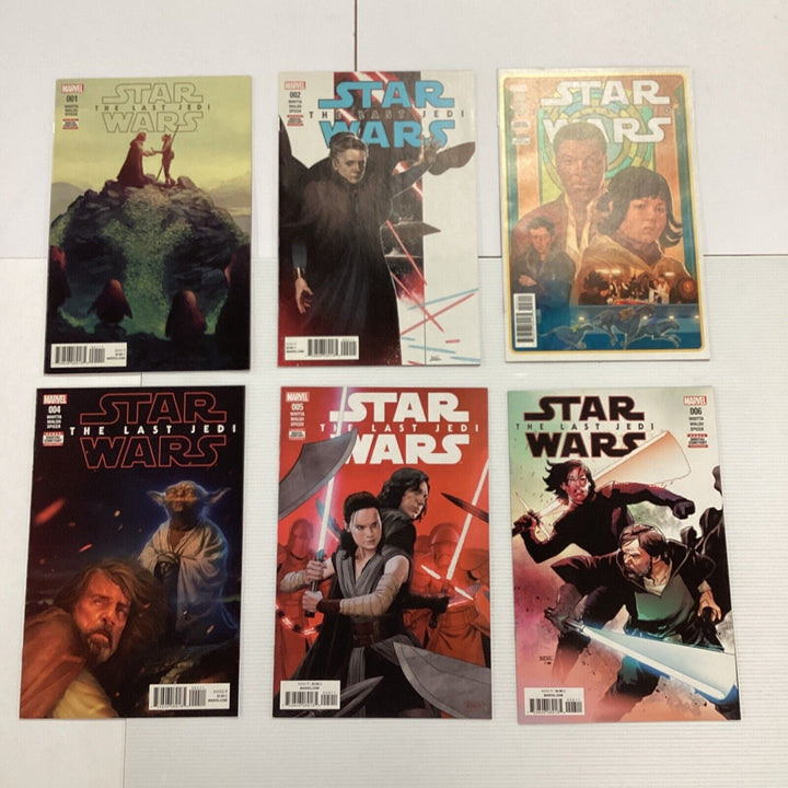 Star Wars: The Last Jedi #1-6 2018 VF 1st Printing Complete Set