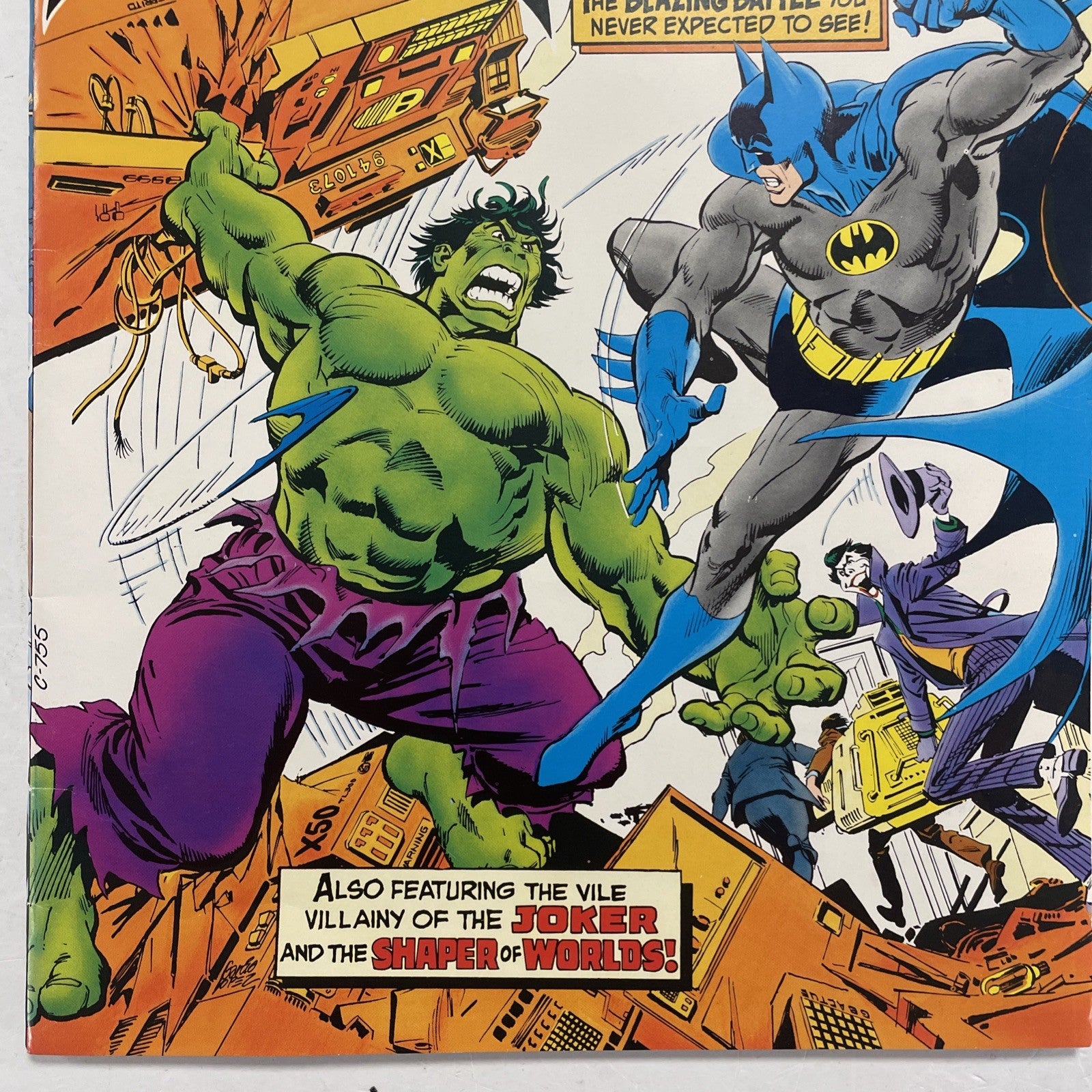 Batman Vs The Incredible Hulk Treasury Edition 1981 DC & Marvel Special2