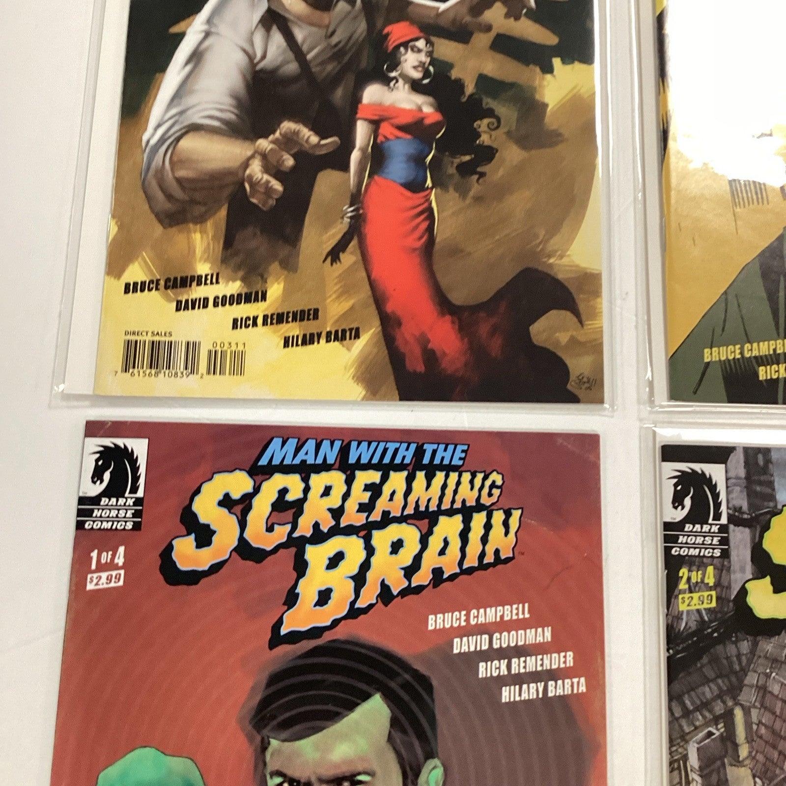 Man With The Screaming Brain #1-4 2005 VF/NM Complete Set2
