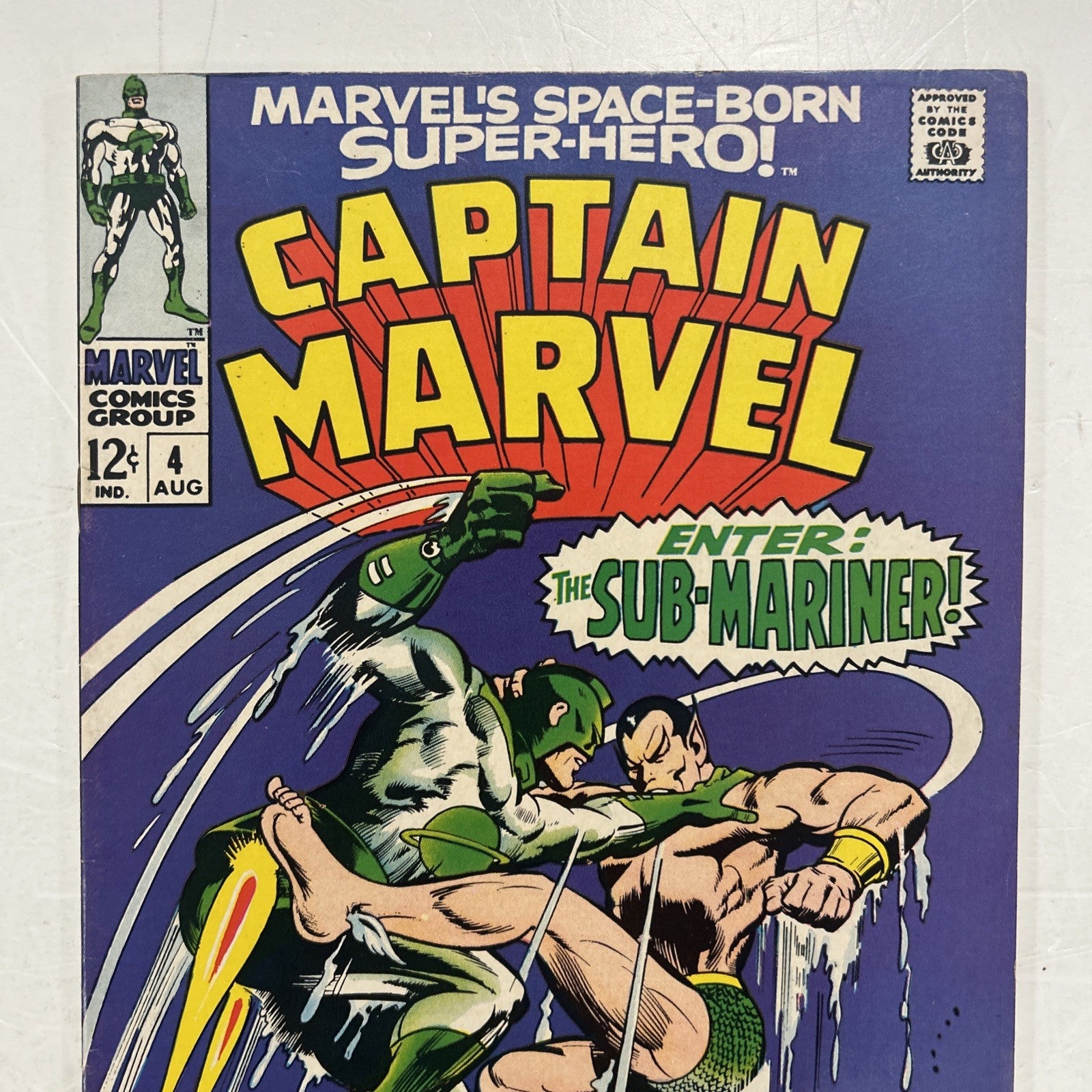 Captain Marvel #4 1968 VG/FN1