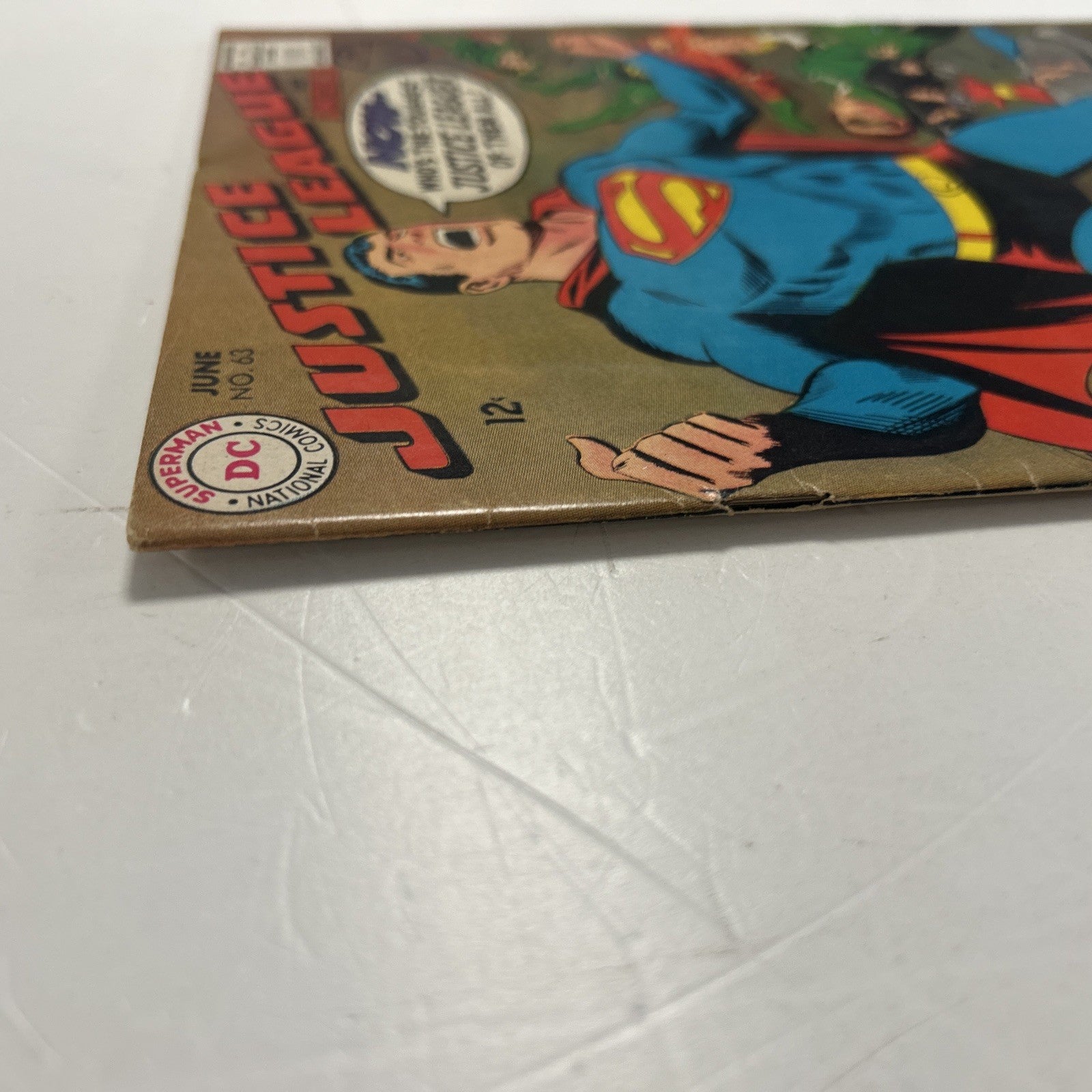 Justice League of America #63 1968 FN- Pence Stamp3