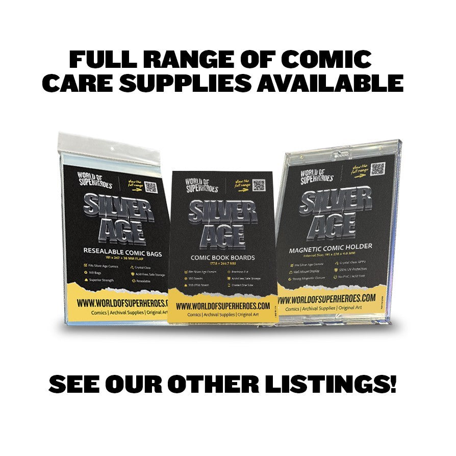 100 Silver Age Comic Book Backing Boards Storage  INC. 2 FREE COMICS5