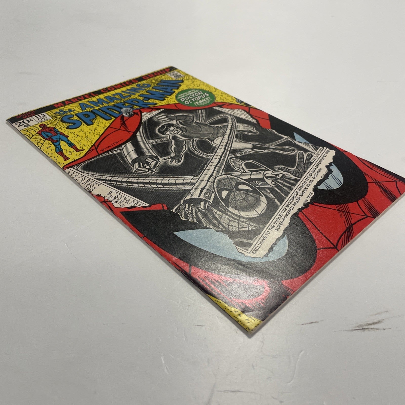 Amazing Spider-Man #113 1972 FN/VF 1st Appearance of Hammerhead *See Description3