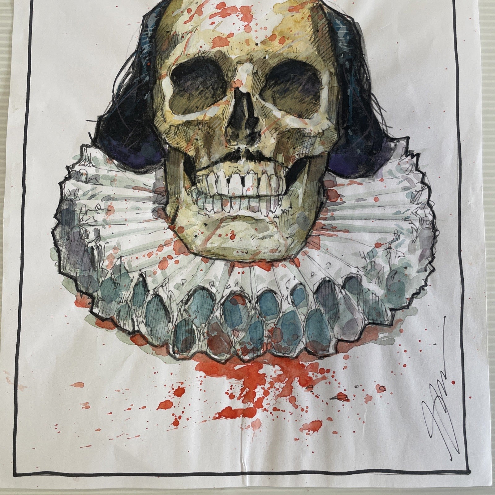 Original Artwork Concept Art based on Kill Shakespeare Sketch by Simon Davis (1)2