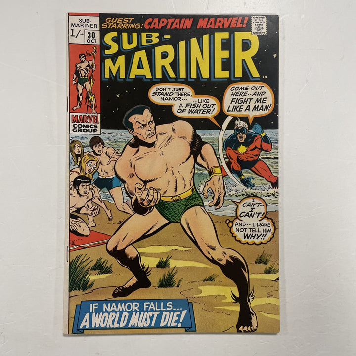 Sub-mariner #30 1970 FN/VF Pence Copy0