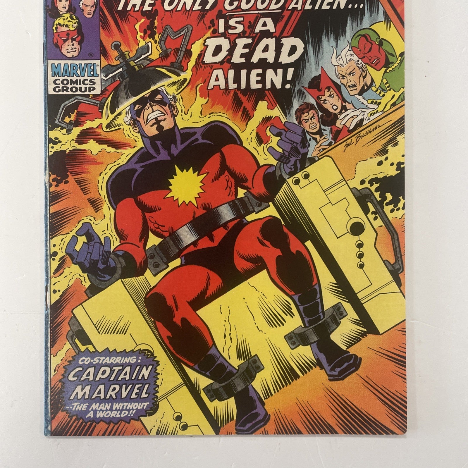 Avengers #89 1971 FN Kree-Skrull War **Distributors Spray on Spine2