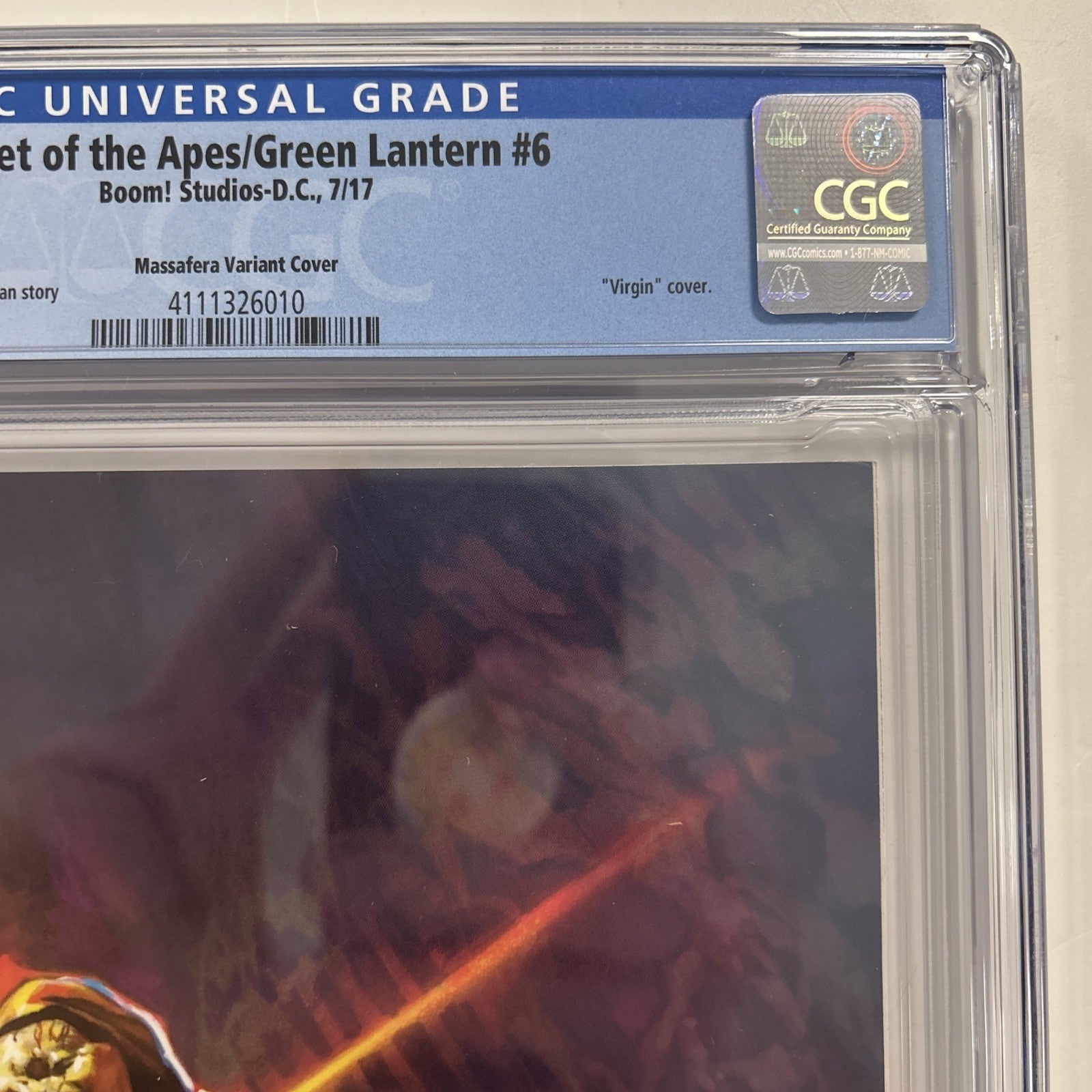 Planet of the Apes/Green Lantern #6 2017 CGC 9.8 Massafera 1:40 Virgin Variant4