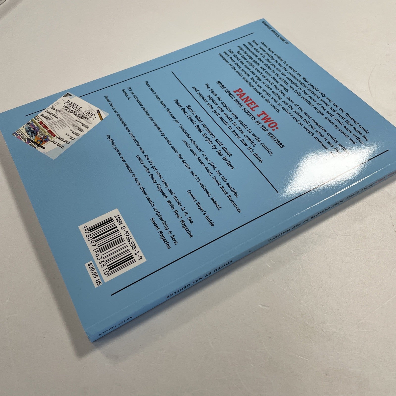 Panel One & Panel Two: Comic Book Scripts by Top Writers  2002, 2003 1st Prints17
