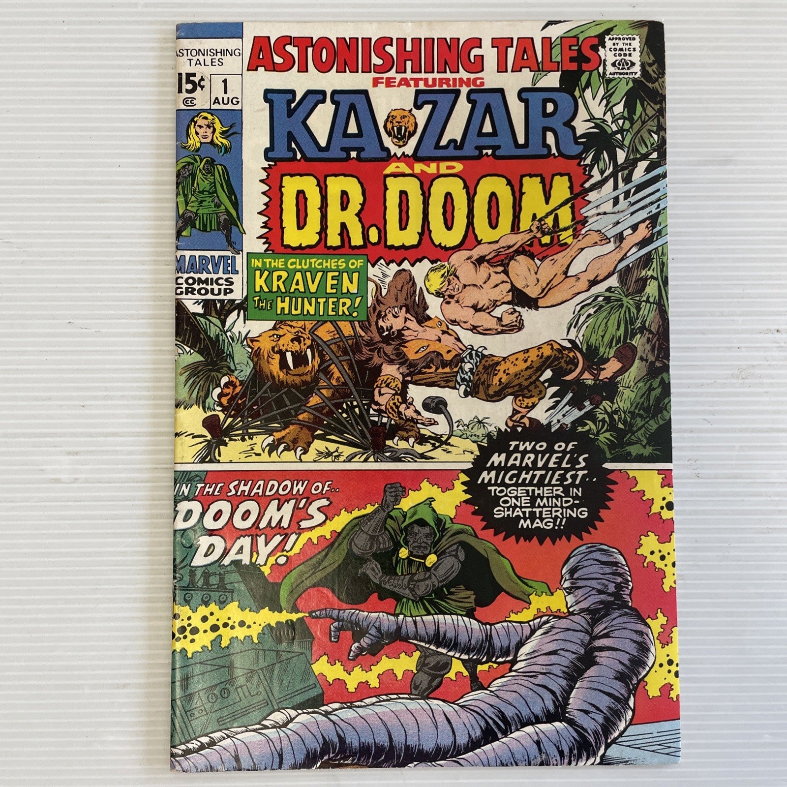 Astonishing Tales #1 1970 FN+ Ka-Zar & Dr. Doom0