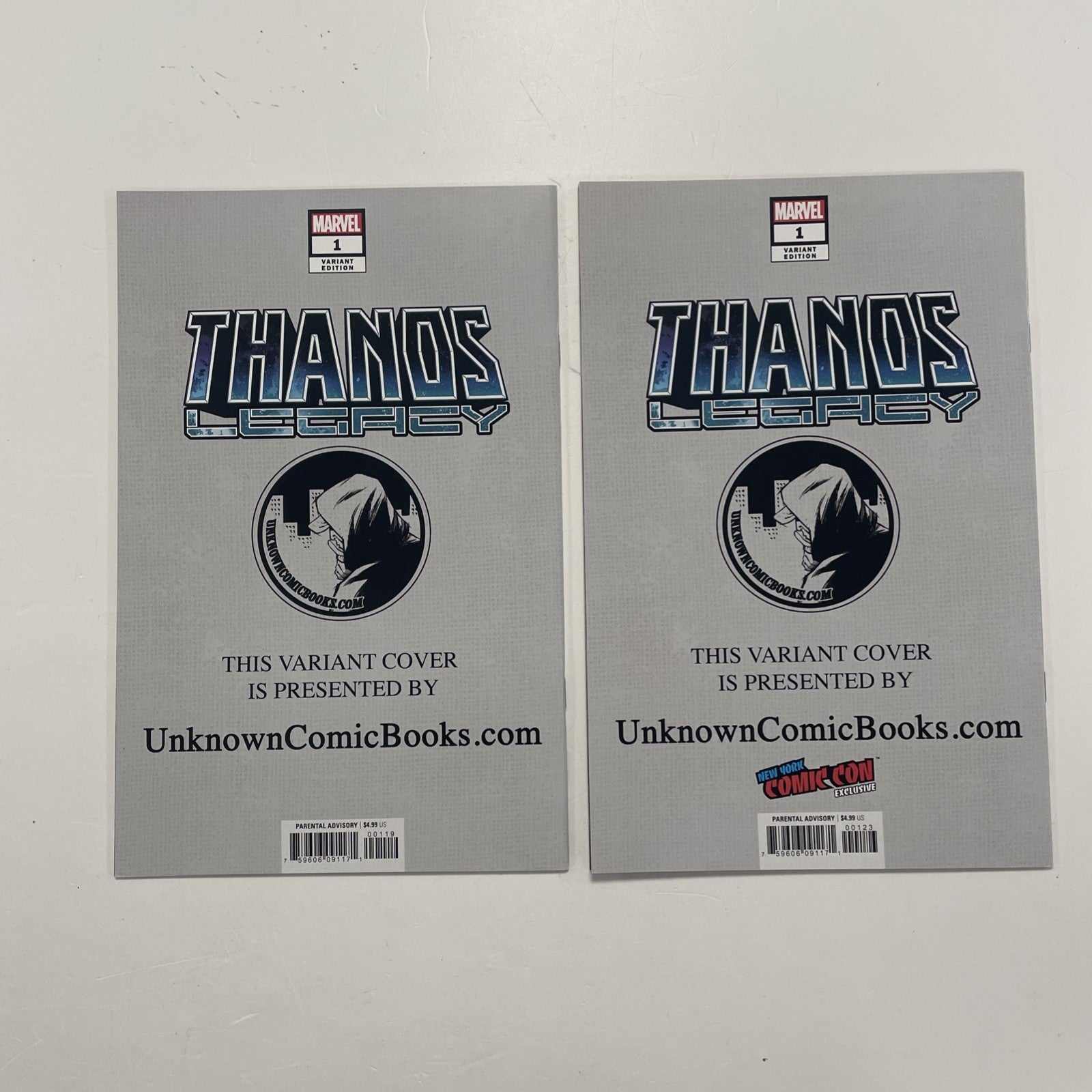 Thanos Legacy #1 2018 NM Gabriele Dell'otto Trade Dress & Virgin Variant Set9