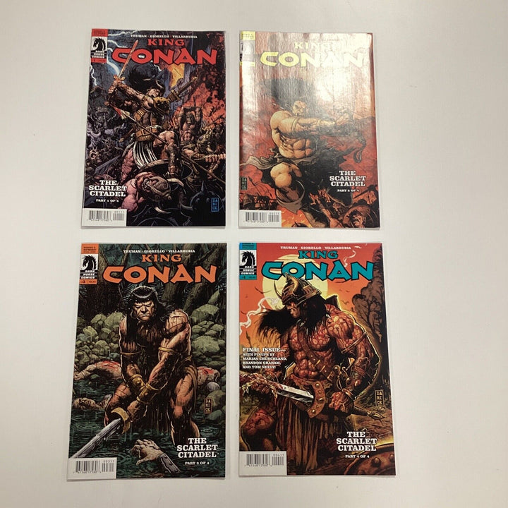 King Conan The Scarlet Citadel #1-4 2011 Complete Set Dark Horse