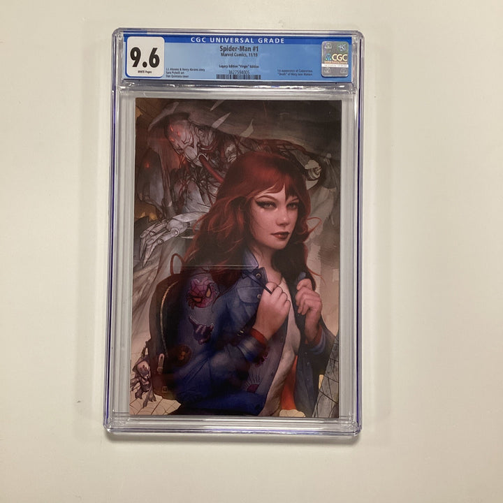 Spider-Man #1 2019 CGC 9.6 Dan Quinata Virgin Variant0