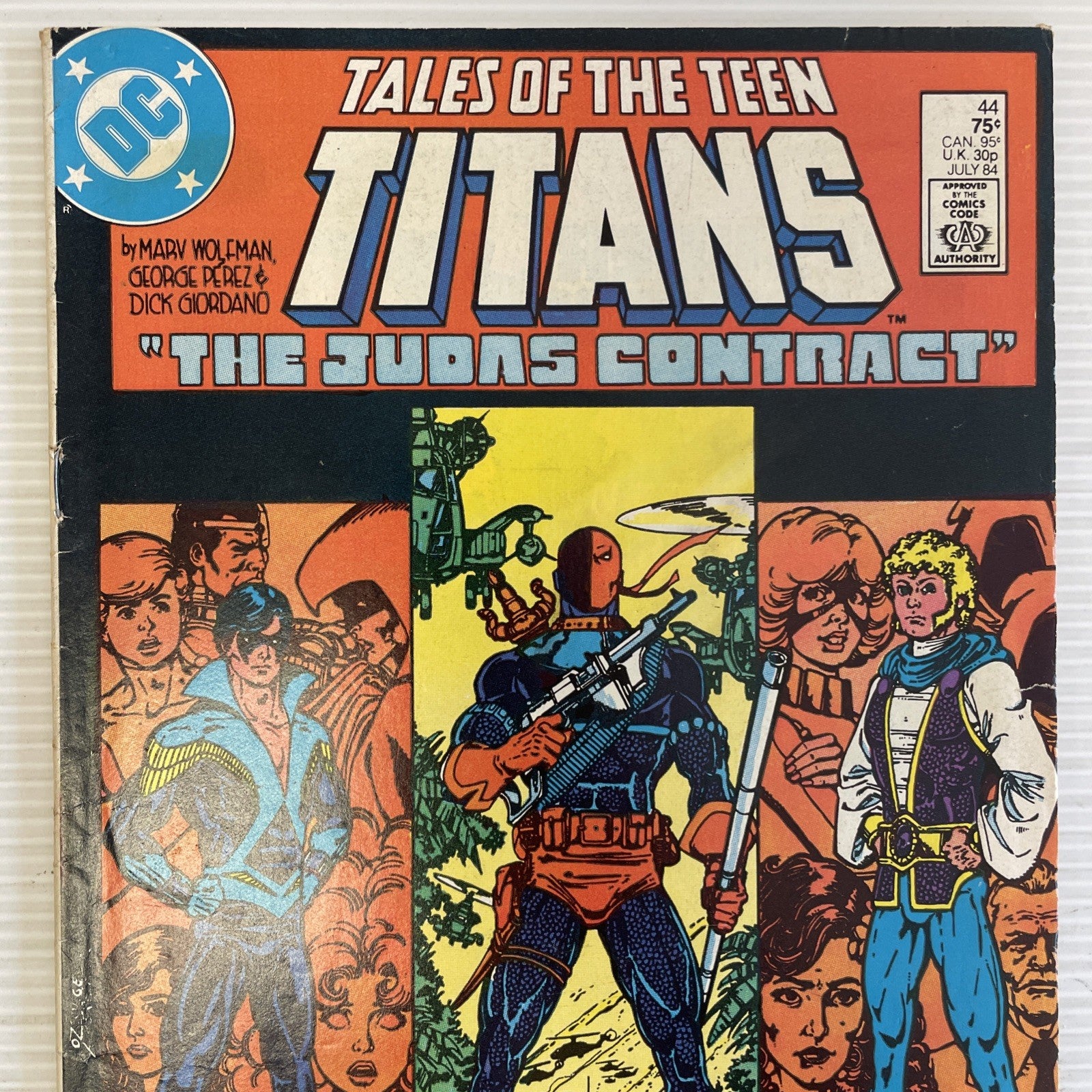 Tales of the Teen Titans #44 1984 VG+ 1st App Nightwing Origin of Deathstroke1