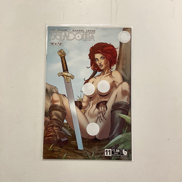 Belladonna Fire And Fury #11 2019 NM Shield Maiden Adult Variant cover0