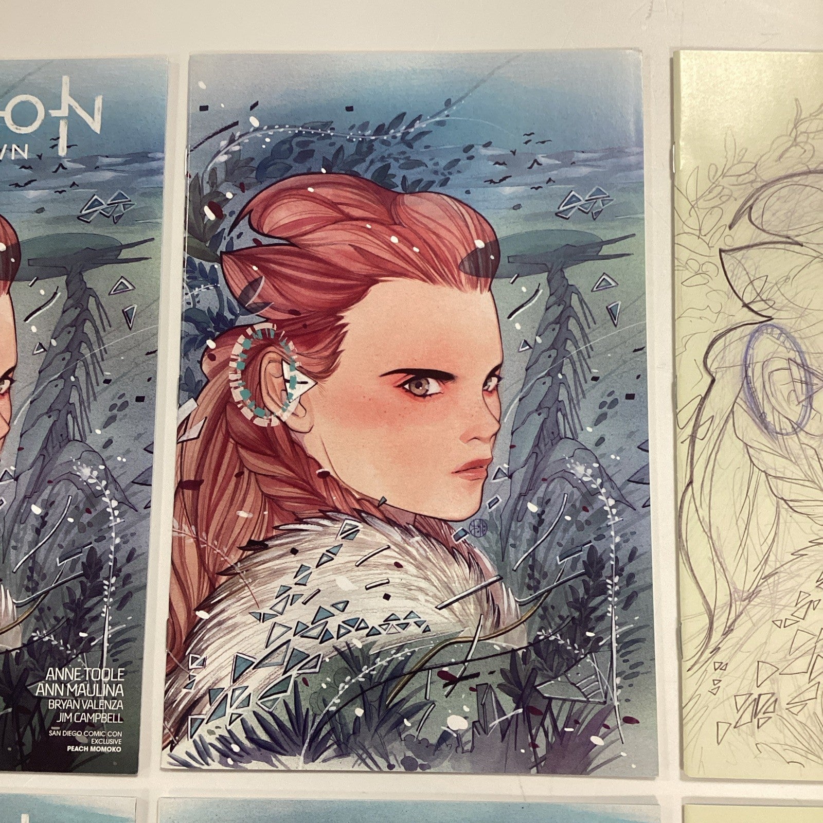 Horizon Zero Dawn #1 2020 NM 6x Peach Momoko NYCC & SDCC Trade, Virgin & Sketch2