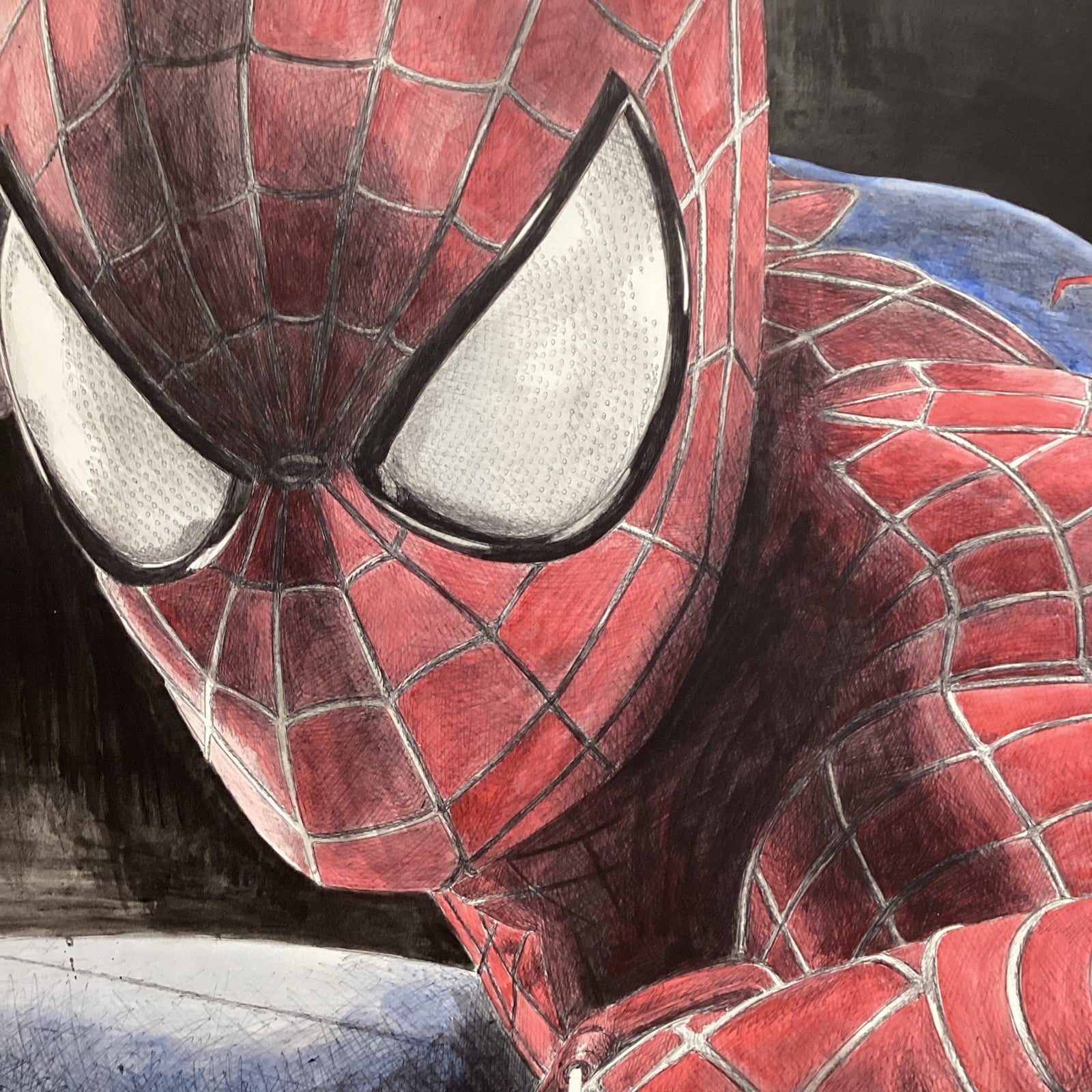Spider-Man Original Art by Becky Knapp With COA (80x59cm)6