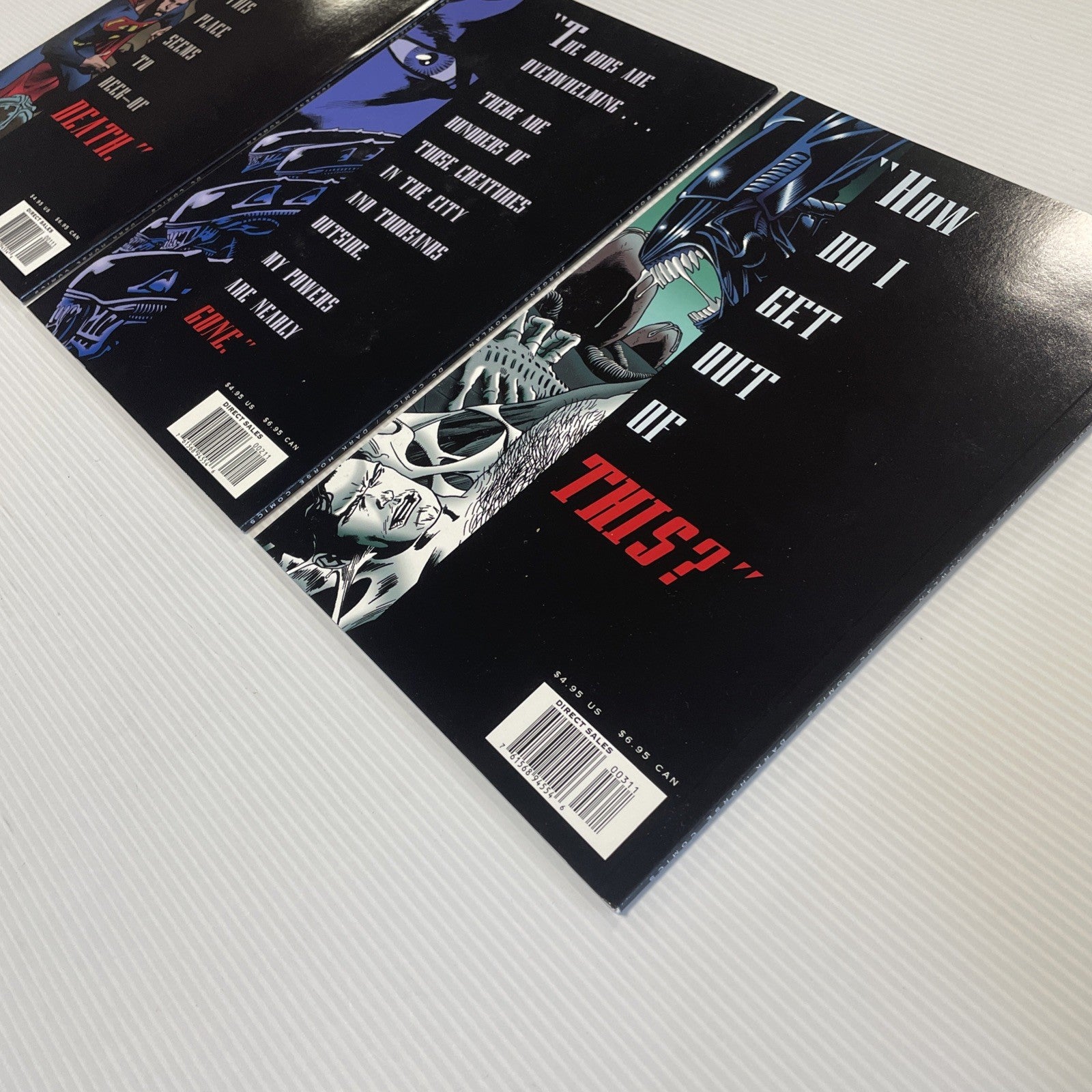 Superman vs Aliens Comic Books 1-3 1995 VF/NM Complete Set DC Dark Horse9