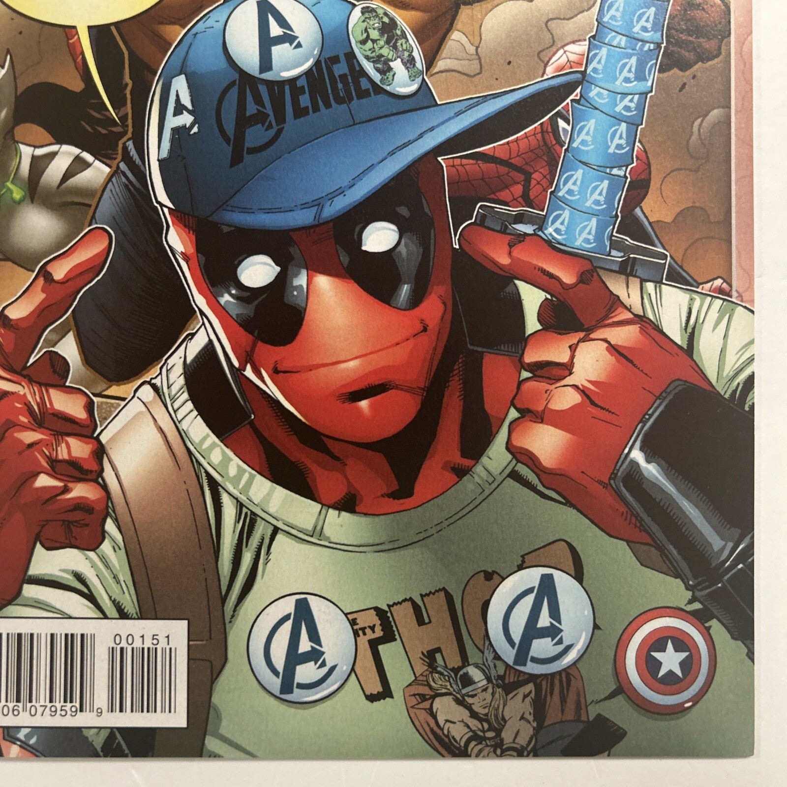 The Mighty Avengers Infinity  #1 2013 NM Deadpool Variant 1st Monica Rambeau as6