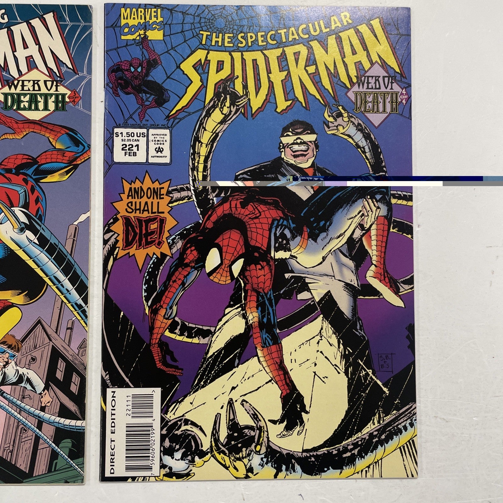 Spider-Man: Web of Death #1-4 1994 Complete Set4