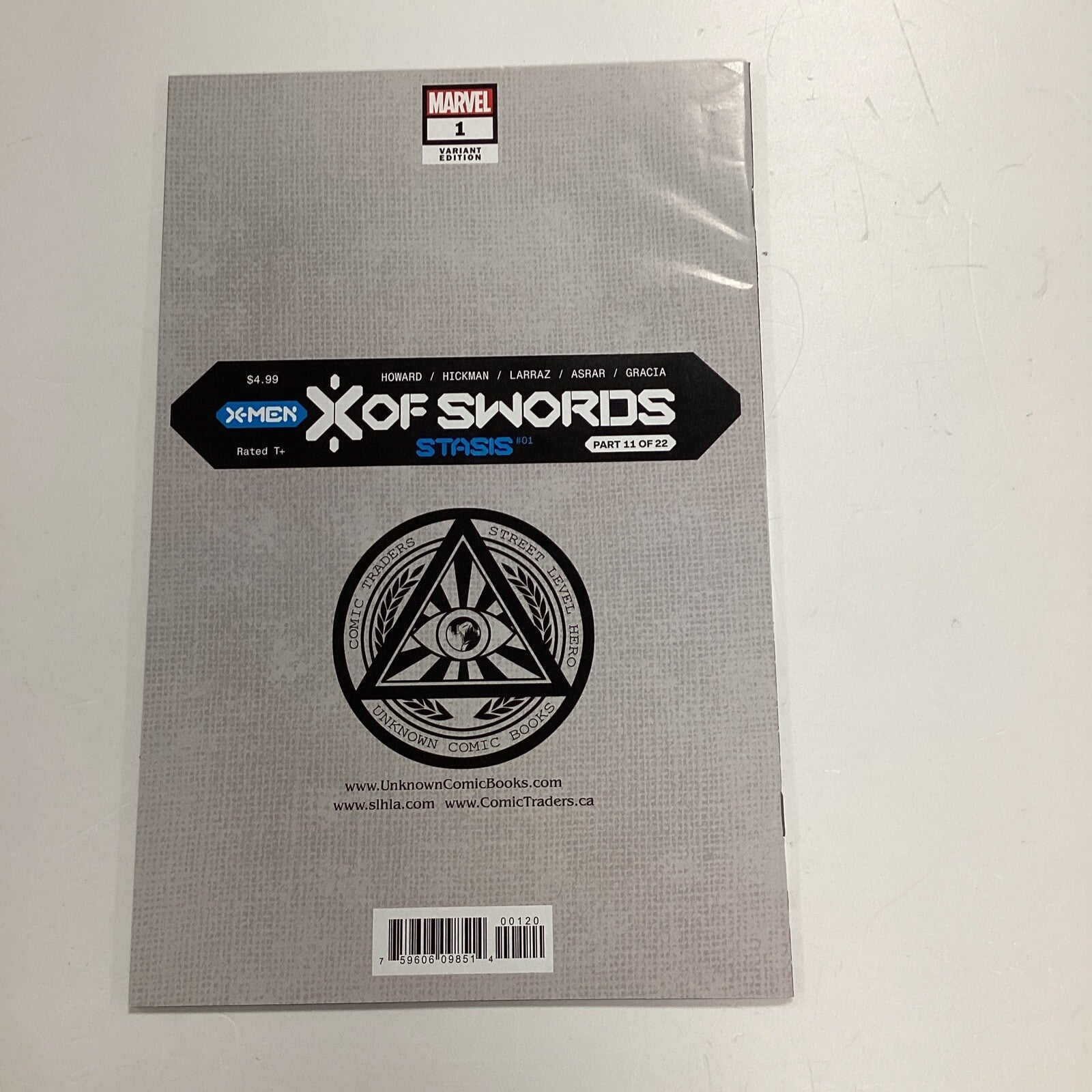X Of Swords Stasis #1 2020 NM Unknown Comics Mico Suayan Exclusive B&W Virgin8