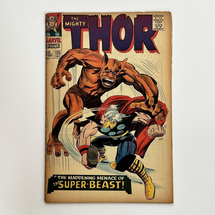 Thor #135 1966 VG Pence Copy **Brittle Spine**