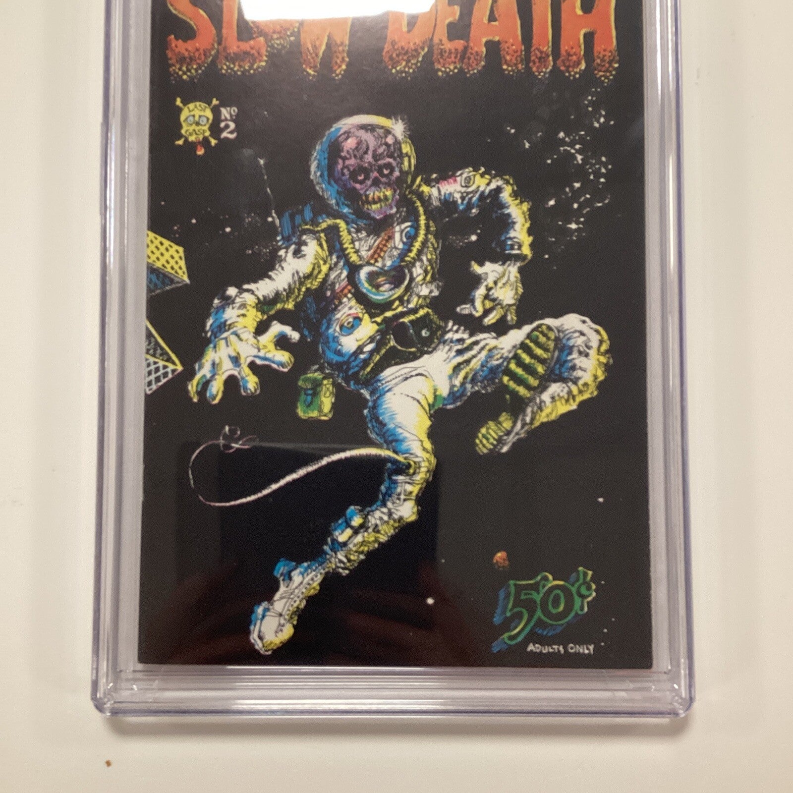 Slow Death #2 1970 CGC 8.5 White Pages Last Gasp Comics Fourth Printing2