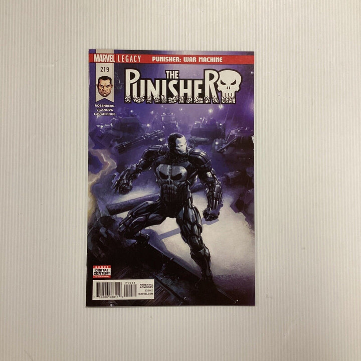 The Punisher #219 2018 NM 1st Full Frank Castle as War Machine