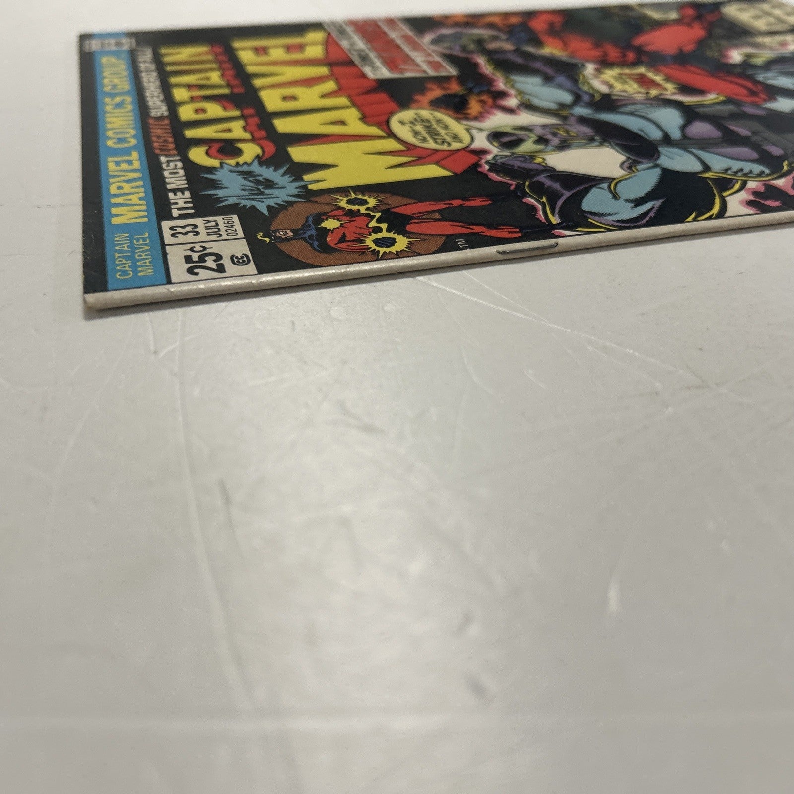 Captain Marvel #33 1974 FN/VF Origin of Thanos3