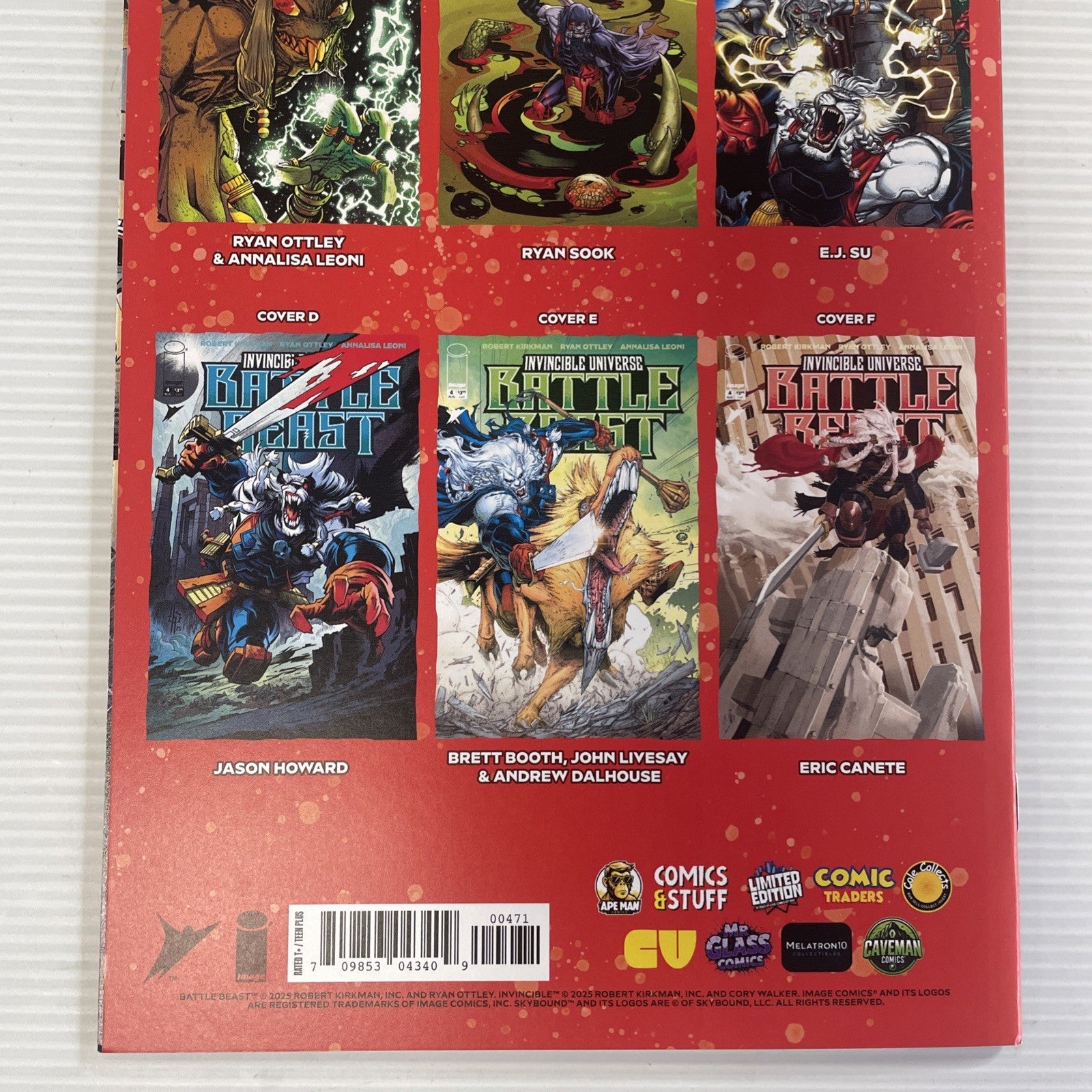 Invincible Universe Battle Beast #4 2025 NM Kevin Tolibao Whatnot Exclusive (3)6