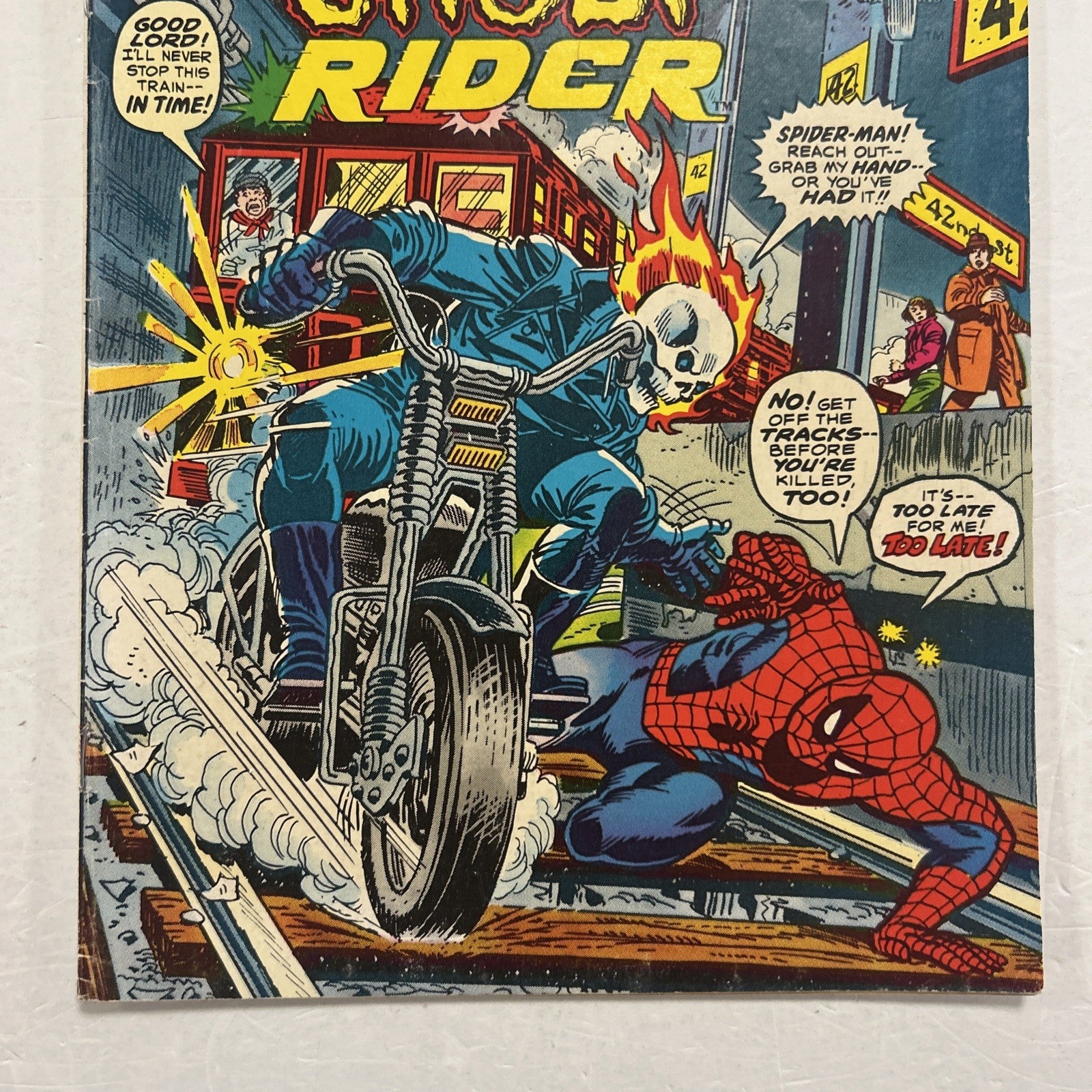 Marvel Team-Up #15 1973 VG+ Spider-Man Ghost Rider First Orb2
