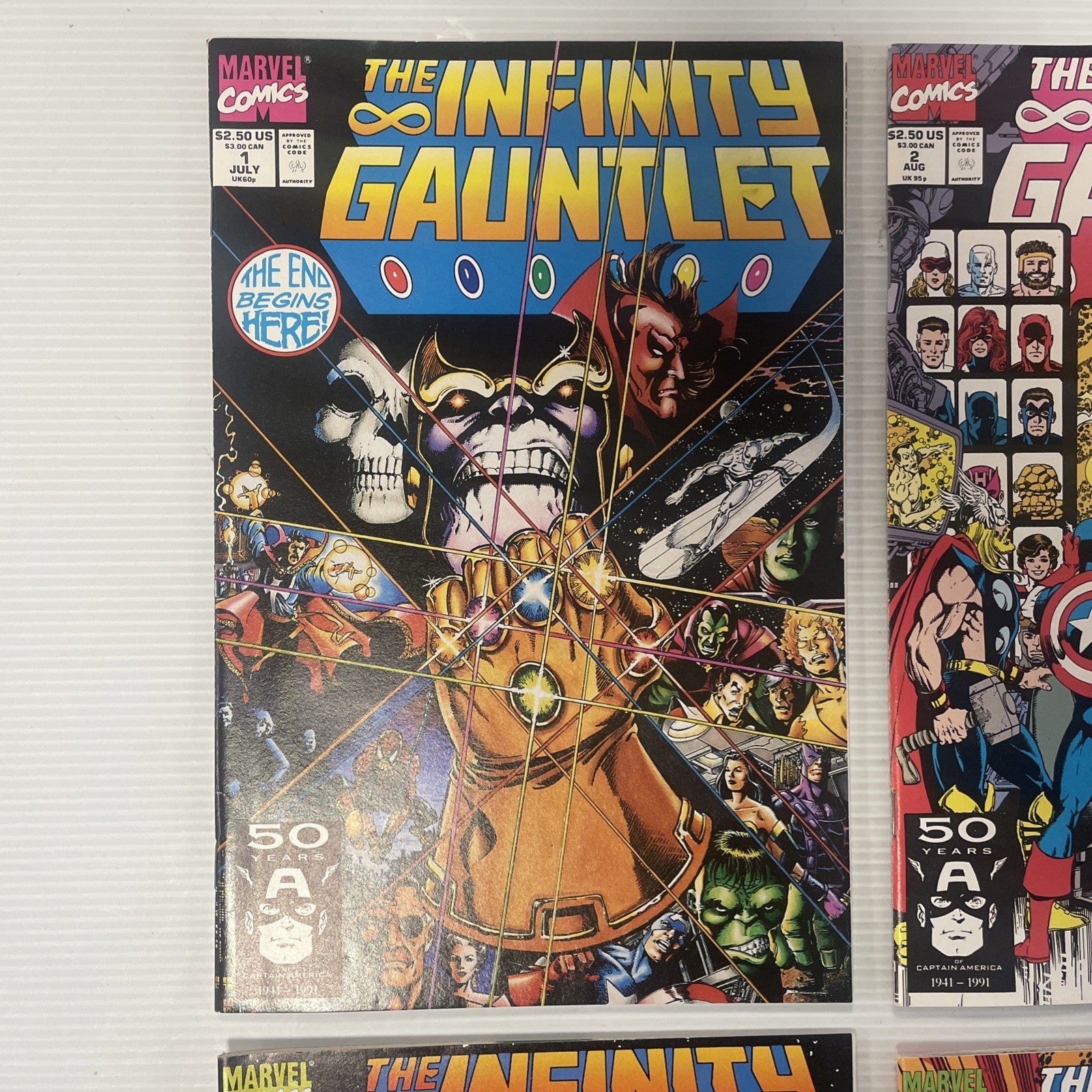 Infinity Gauntlet #1-6 1991 Complete Set High Grade George Perez1