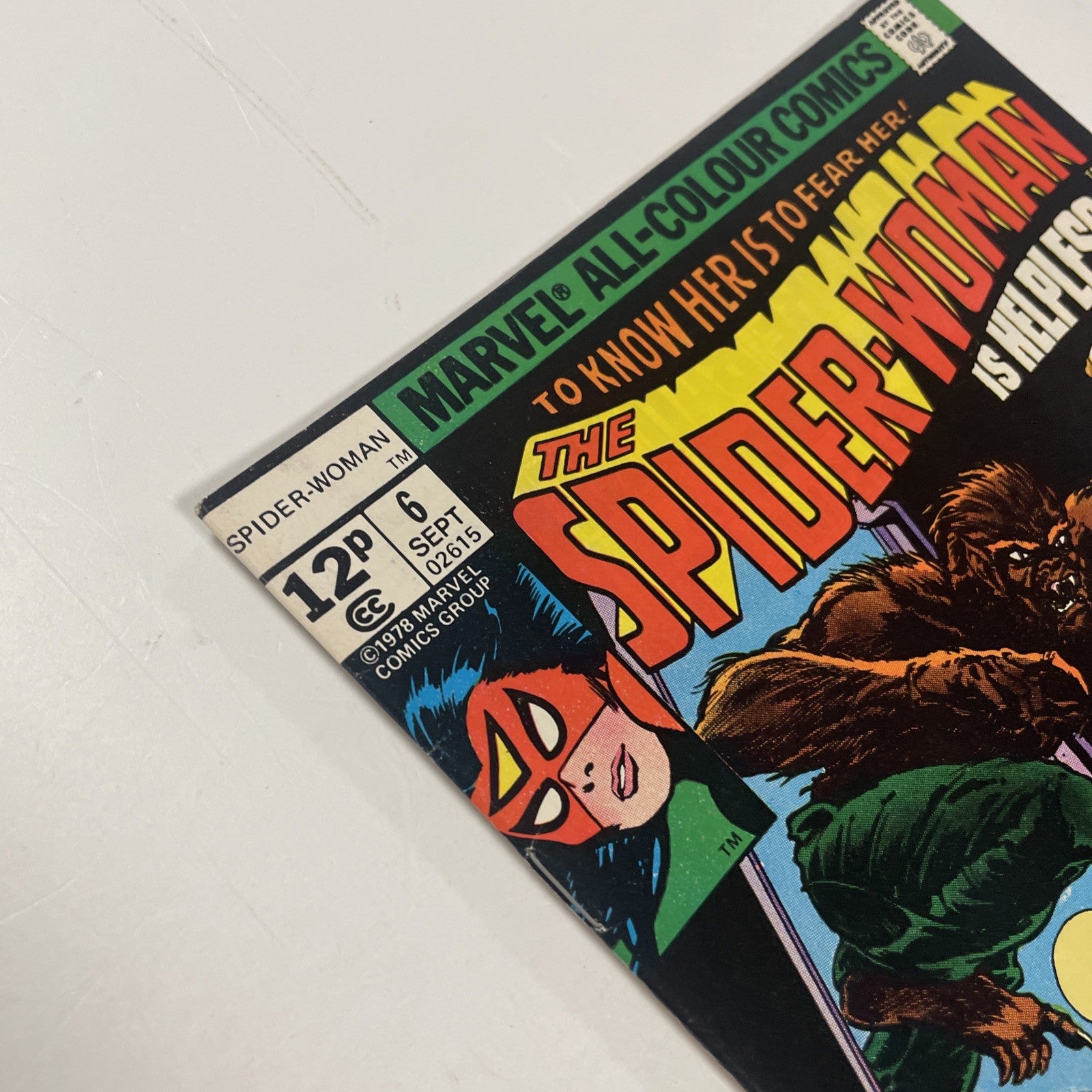 Spider-Woman #6 1978 FN/VF Pence Copy5