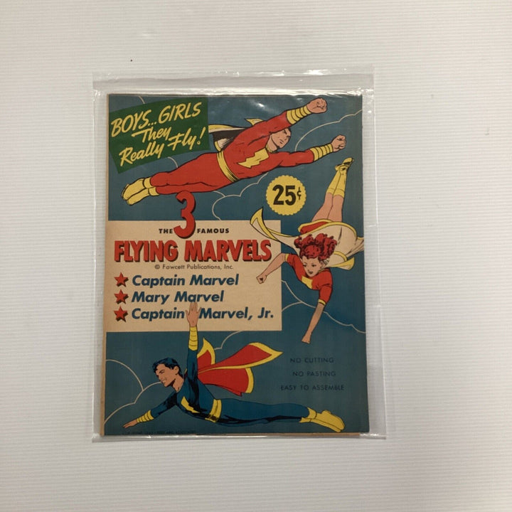 The 3 Flying Marvels Wartime Paper Toy Fawcett Publications (6)