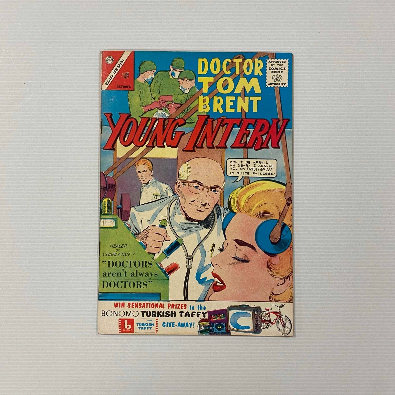 Doctor Tom Brent Young Intern #5 1963 VG+ Pence Copy *Rusted Staples0
