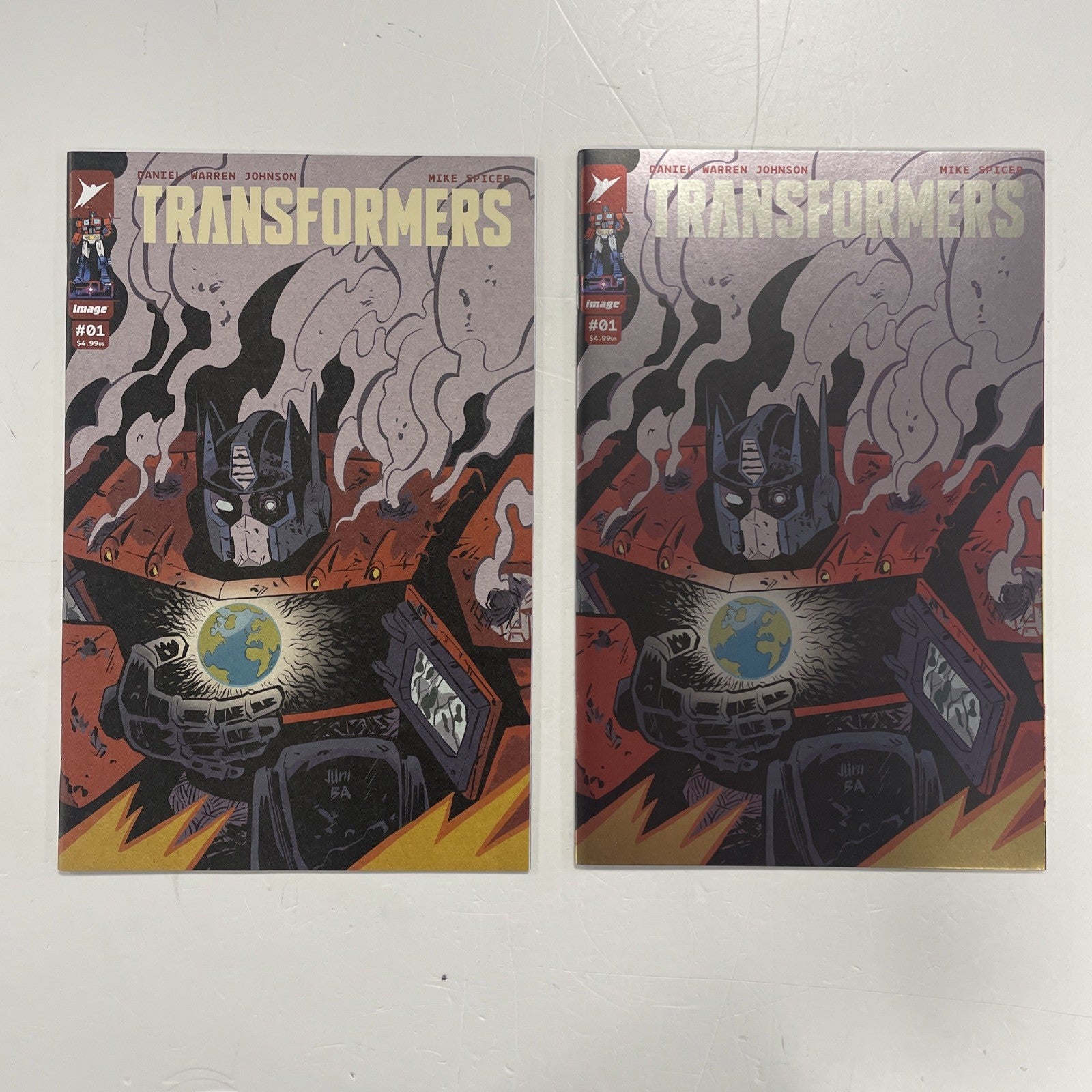 Transformers #1 2023 X2 NM Juni Ba regular and Foil Covers Ltd. to 10000