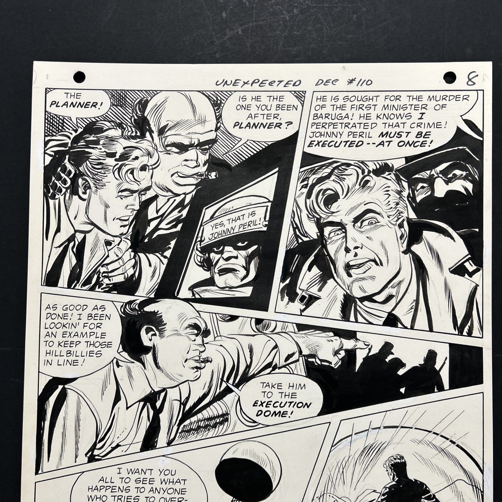 DC 's Unexpected #110 Original Art by Jack Sparling, Johnny Peril2