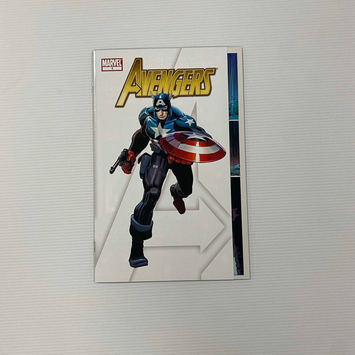 Avengers #1 2010 NM Gatefold Variant John Romita Jr. cover0