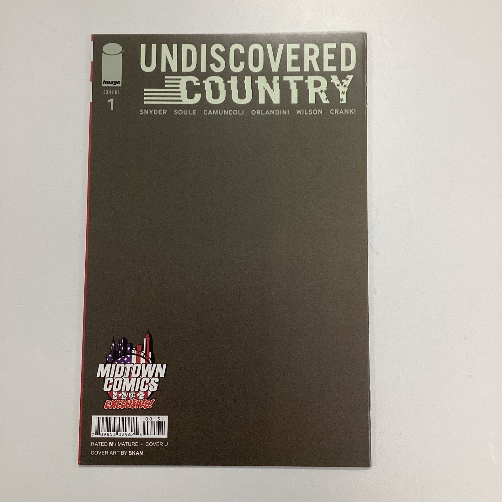 Undiscovered Country #1 2019 Midtown Virgin Variant Signed By Soule & Snyder8