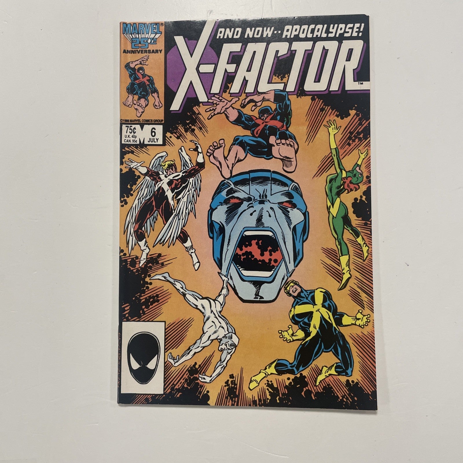 X-factor #6 1986 VF- 1st Full Appearance of Apocalypse0