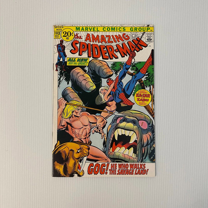 Amazing Spider-Man #103 1971 VF+ cent copy raw comic